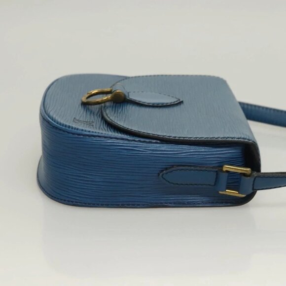 LOUIS VUITTON Epi Saint Cloud PM Shoulder Bag Blue - Picture 3 of 16